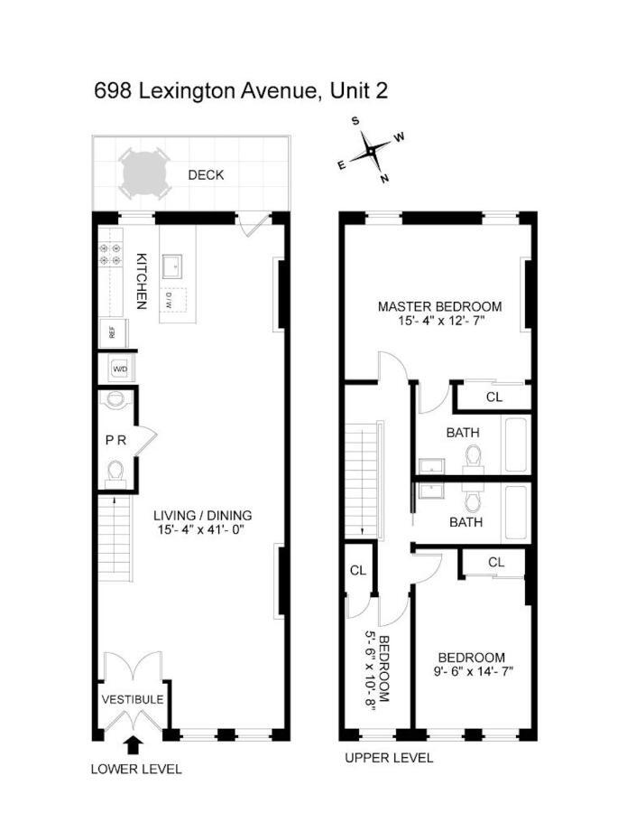 Newly Renovated Duplex Apartment 2 Нью-Йорк Экстерьер фото
